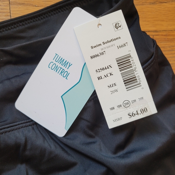 Swim Solutions Tummy Control Swim Shorts Sizes 20W, 24W - Picture 4 of 6
